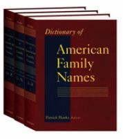 Dictionary_of_American_family_names